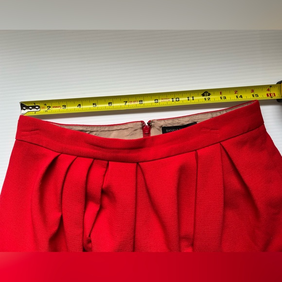 Banana Republic Red Swing Skirt 12 - Picture 4 of 10